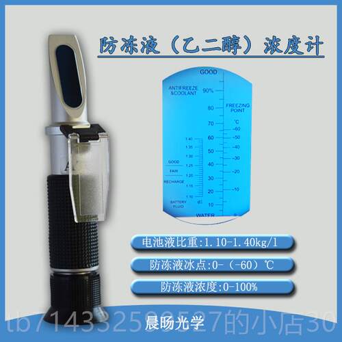 高档表车尿素浓度计度乙二密醇丙二醇防冻液冰点用仪检测仪折射折