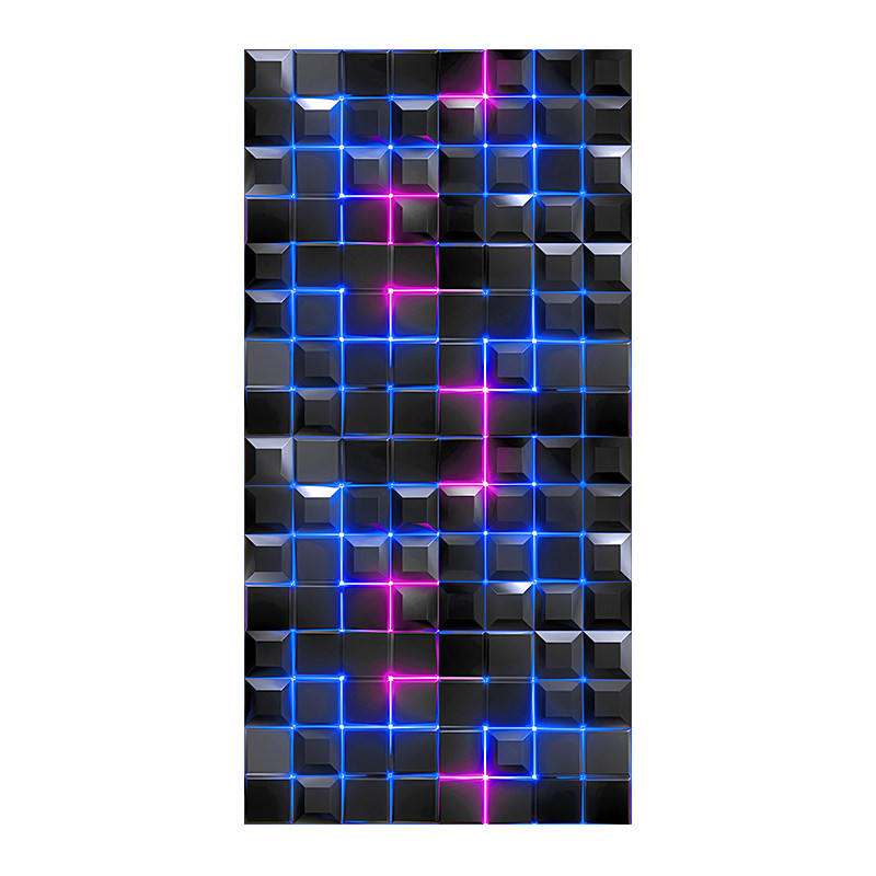 KTV酒吧包厢装饰高档墙纸 闪光墙布专用发光反光网吧3D科技感壁纸