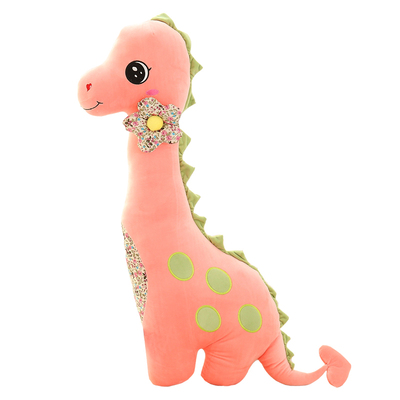 布娃娃床上恐龙毛绒公仔睡觉抱的玩偶可爱着男孩抱枕女孩儿童