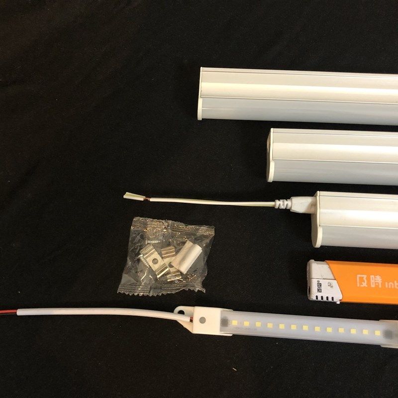 10cm20超短灯条T5日光灯管40CM四十厘米衣柜橱柜书柜玻璃展柜酒柜