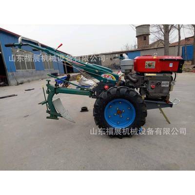 15匹水旱两用微耕机农用手扶拖拉机旋耕机 多功能开沟起垄回填机