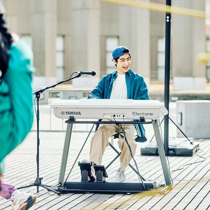 雅马.哈双排键电子琴ELA-1专业演奏多功能便携电子琴成人儿童娱乐