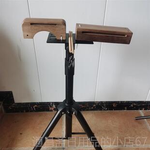 高档中国民族打乐架高低音梆梆子架专业戏曲子U一击整套戏曲板器