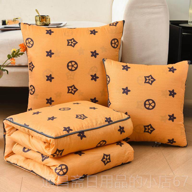 高档抱枕被子两合沙发汽车载办垫公室午睡枕头靠枕子折用叠空调被
