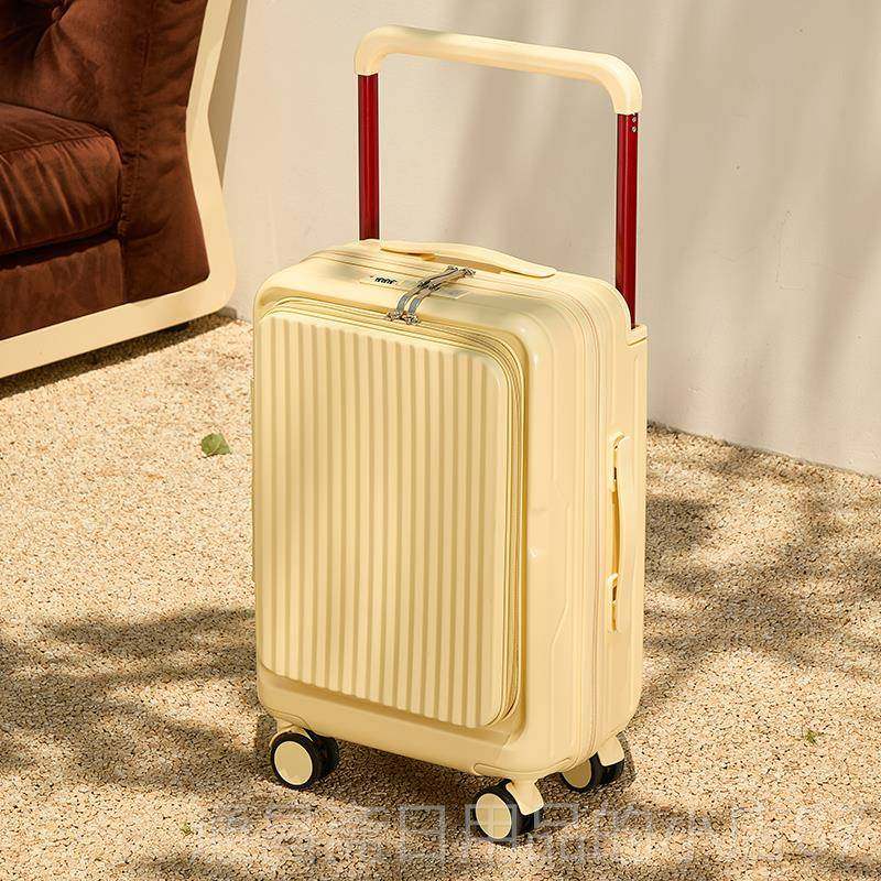 高档登寸机行李型箱20小女2025新款学侧生开 宽拉杆旅行登机密码