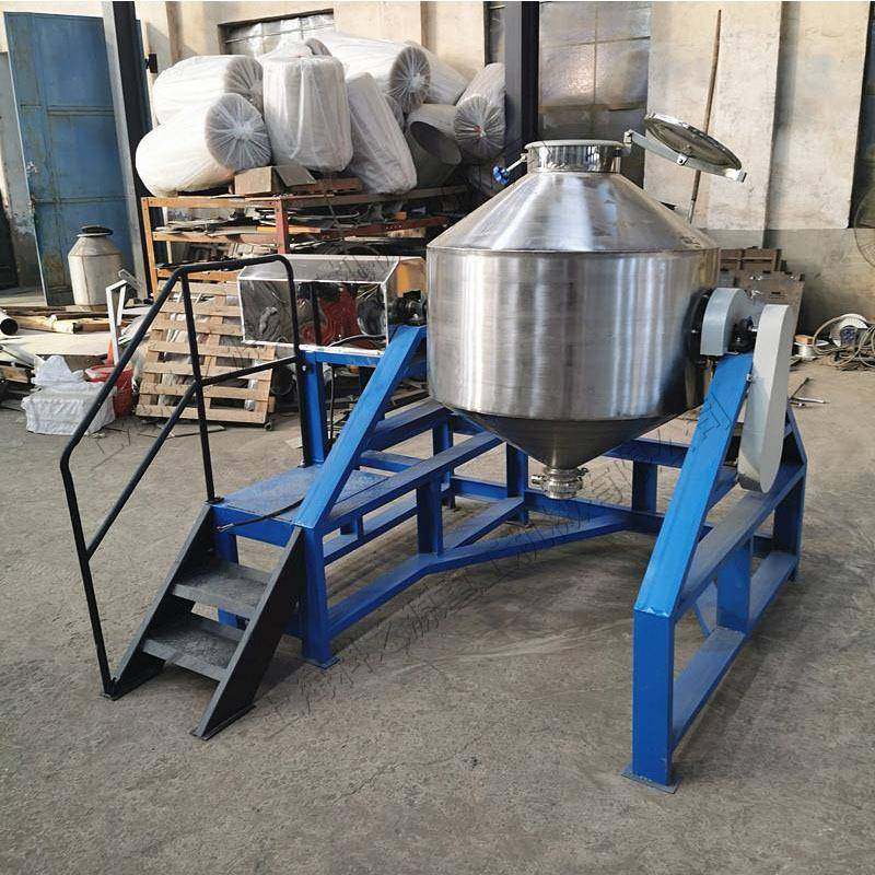 kzy-25型360度腰鼓式旋转不锈钢电动搅拌机器皮带传动混合设备