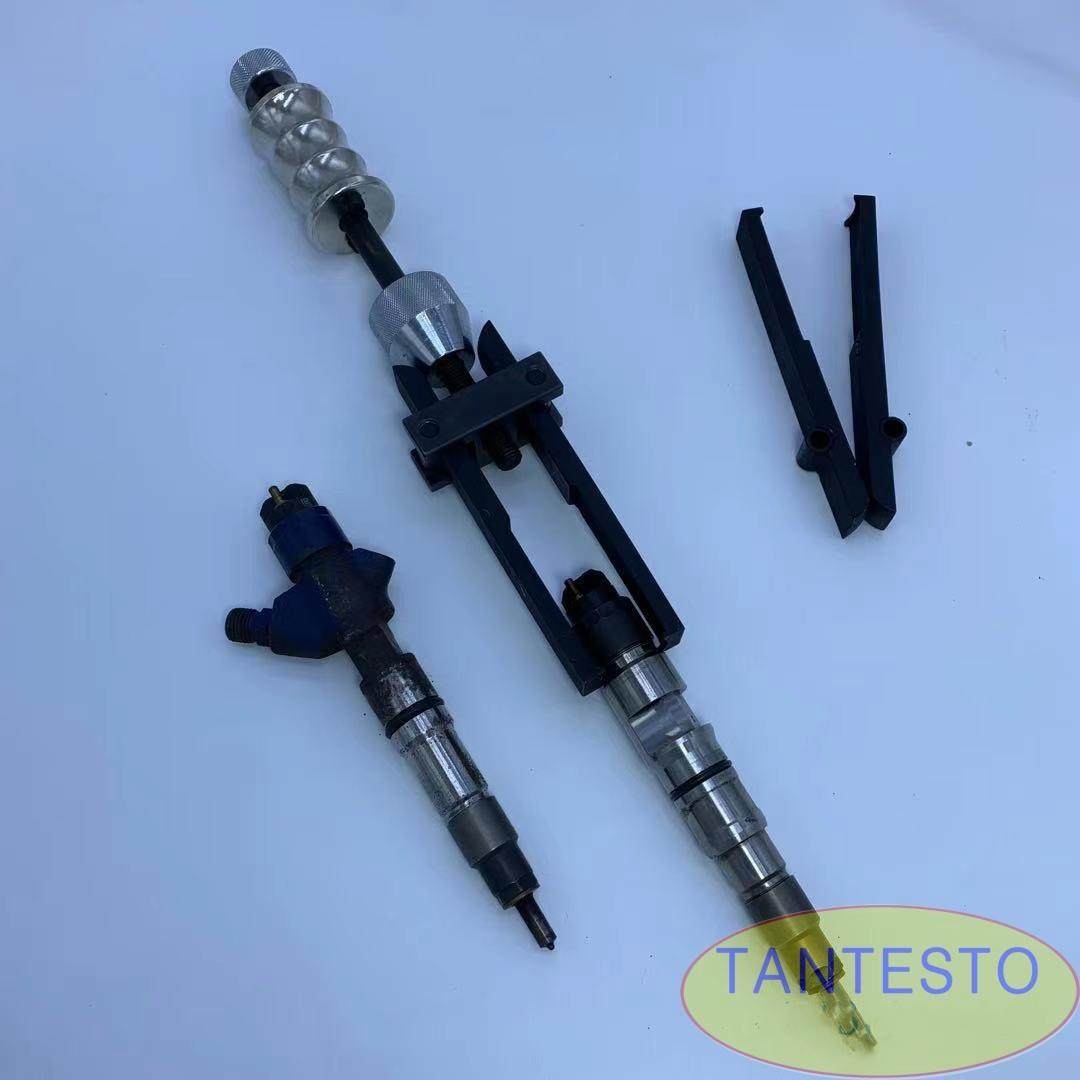 耐驰电喷共轨喷油器拆卸取出拉马带2个夹板