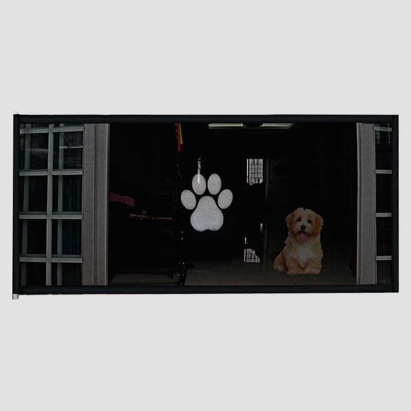 宠物隔离网折叠式宠物隔离栏 猫狗安全防护围栏免打孔宠物用品