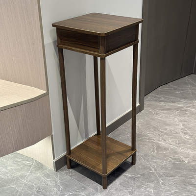 茶几客厅家用可移动复古中式实木边几沙发边柜角几小户型床边桌子