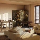 宋氏美学中式 古典实木屏风隔断玄关办公室茶室背景墙折叠客厅折屏