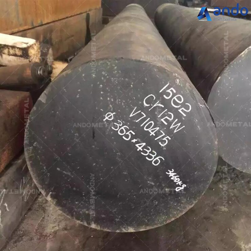 供应Cr12W冷作模具钢 圆钢 圆棒 钢板 抗磨损 大直径锻圆 锻板