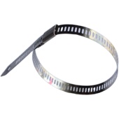 卡扣式 304不锈钢扎带10阶梯船用金属盘工具凯固尾货满就减送礼