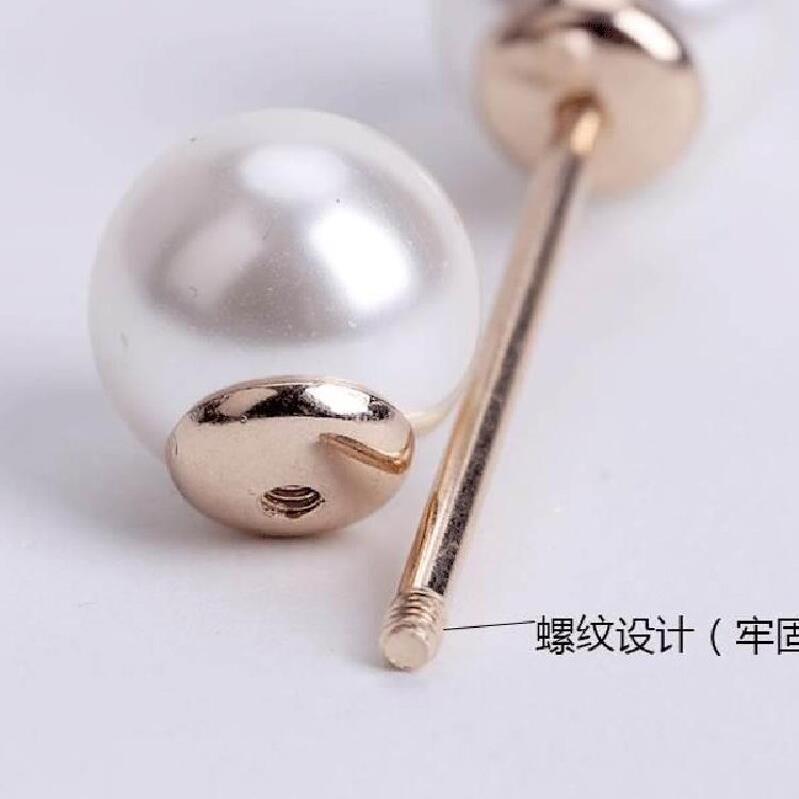 无缝高端装饰一字扣珍珠扣衬衫毛衣小胸针扣防暴露扣服装别针