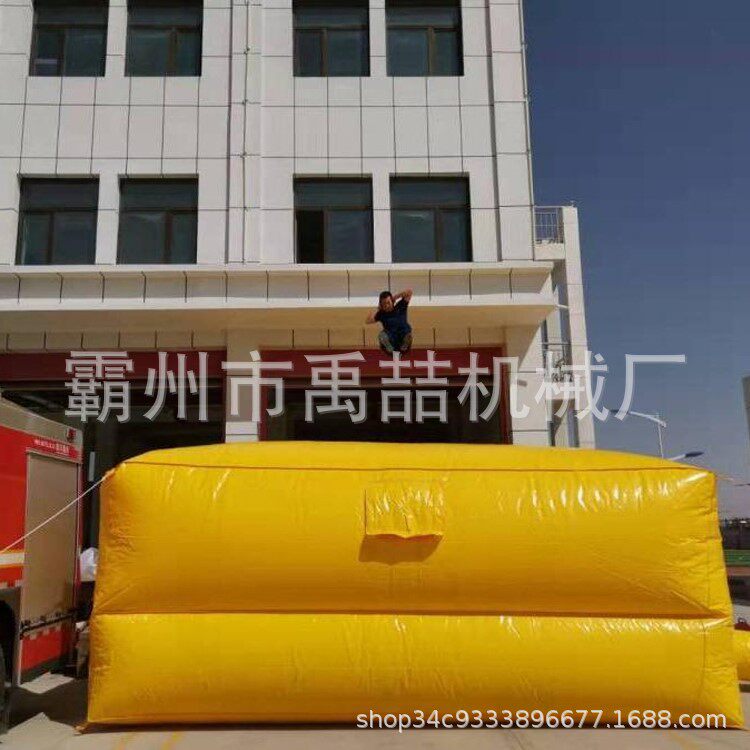 消防救生充气逃生气垫高空坠落防摔气垫工地防坠救援防护气垫