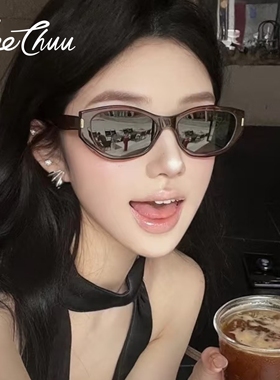 MeeChuu可可镜猫眼墨镜女