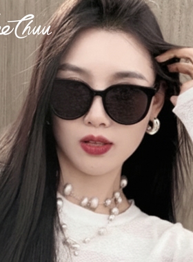 MeeChuu茶色墨镜女25新款