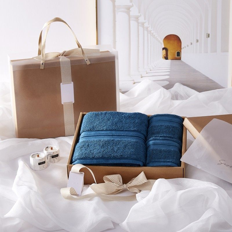 教师节特厚柔软全棉浴巾毛巾3件套高端礼盒回礼商务礼品福利定制