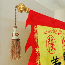 十字仿古代旗杆悬挂幌子欧式复古广告旗帜定制招牌龙狼牙战旗