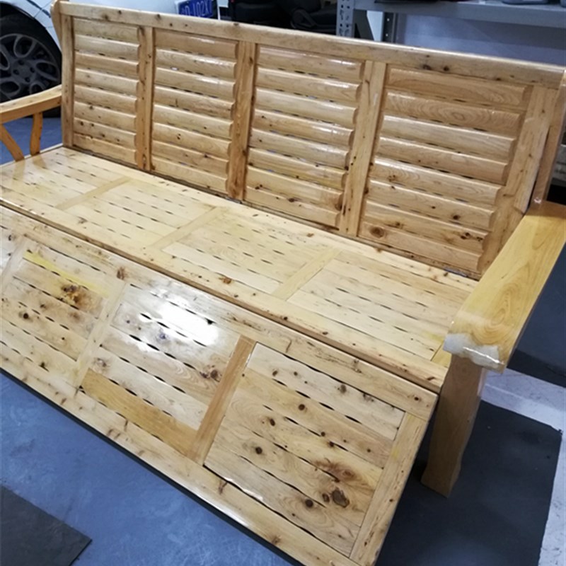 沙发 全实木 环保  柏木 3人座 出租屋 拼接 小户型 原木 经济型