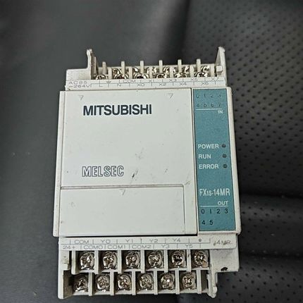 PLC FX1S-14MR-001 拆机件 功能正常 成