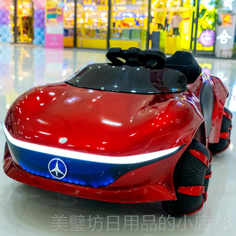高档儿电动车四轮带遥控概双念车汽车童具男女宝宝可坐人驱四玩驱