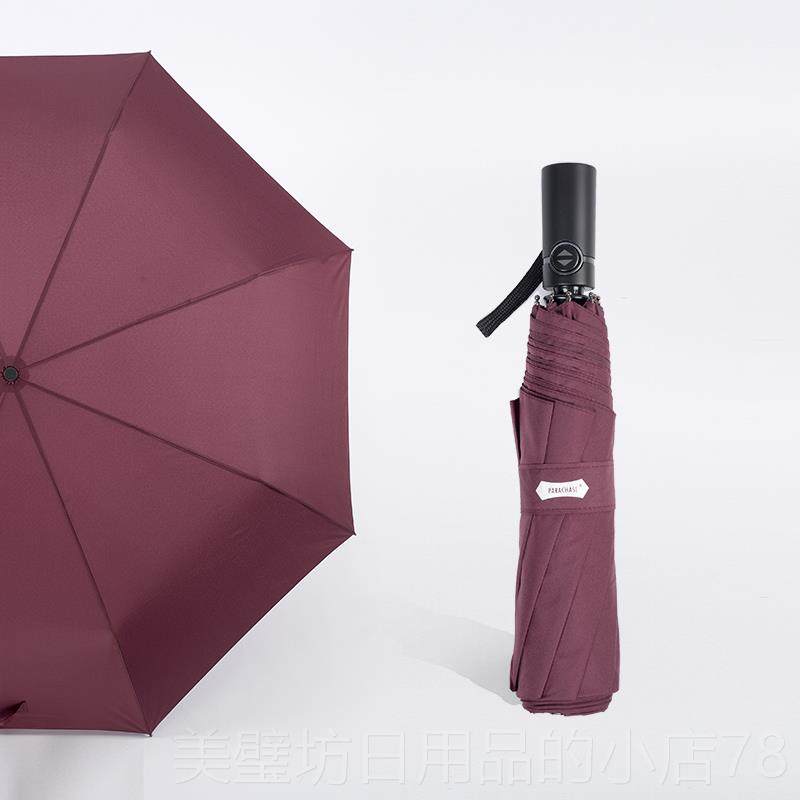 高档1.2M大超晴雨出口高档商务防风伞三折叠伞超轻收全自动雨伞2