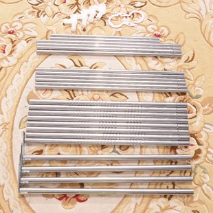 定做蚊帐支架 杆子不锈钢单架子1.258m米床特殊尺寸加厚落地压脚