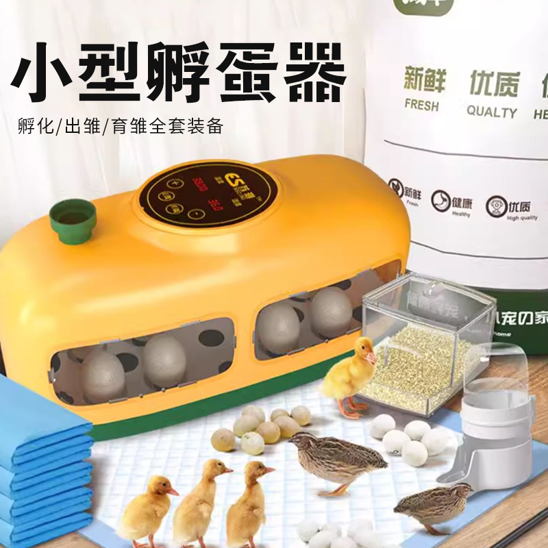 精工孵化器全自动智能小型孵蛋器家用迷你孵化箱孵化机芦丁鸡小鸡