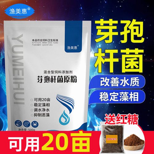 芽孢杆菌水产养殖益生菌调水降解亚硝酸盐氨氮硫化氢复合芽孢杆菌