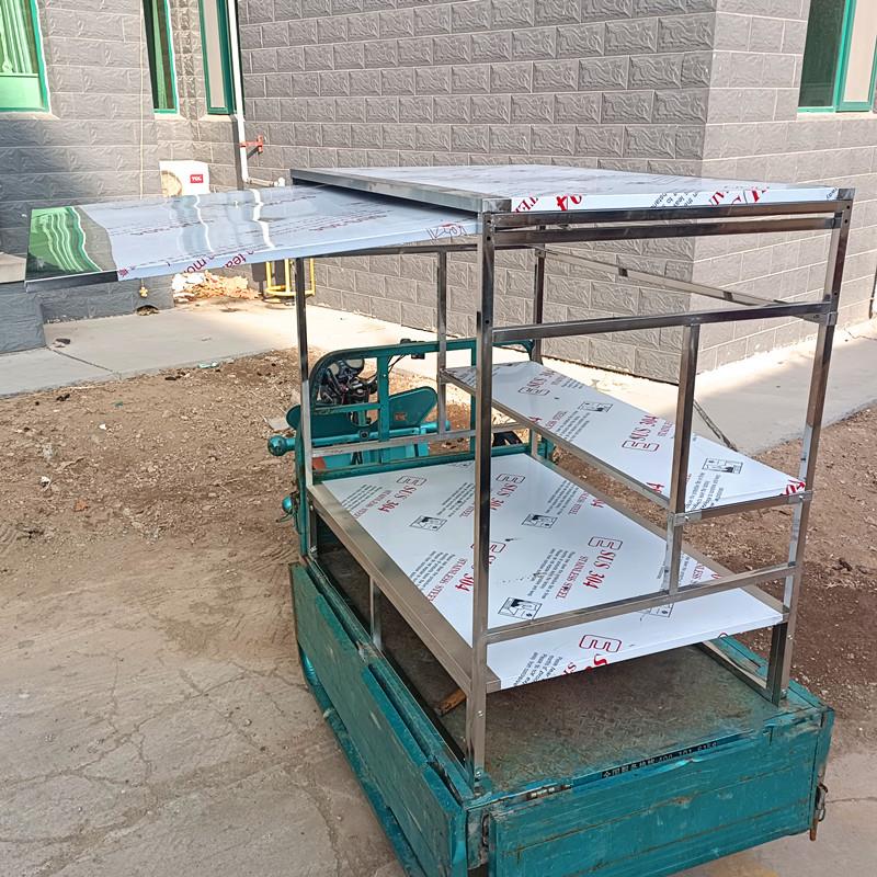 不锈钢三轮车商用小吃车架子摆摊多功能烧烤车麻辣烫煎油炸串夜市