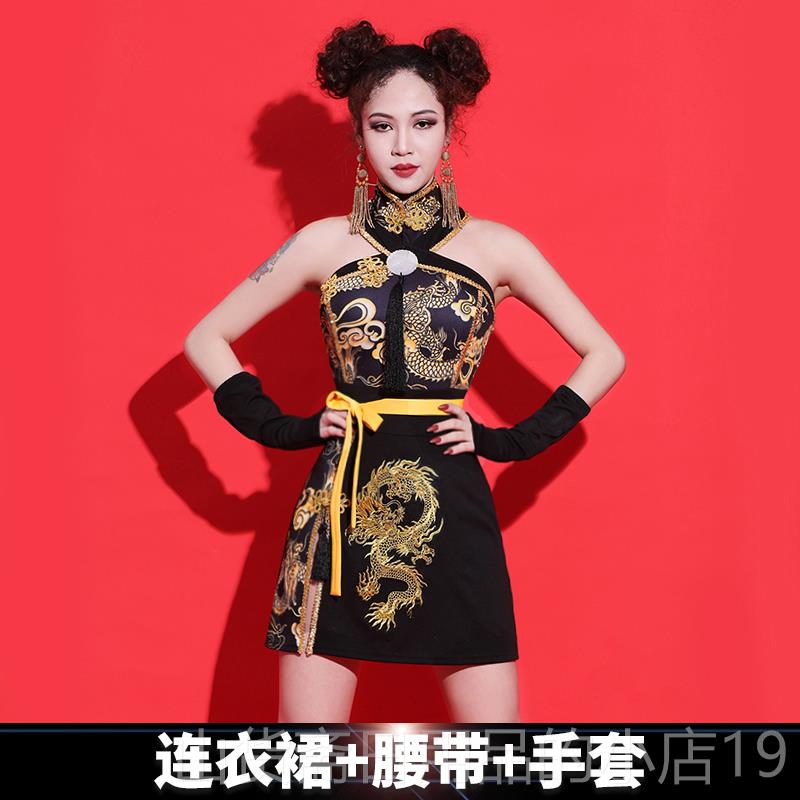 高档MSP 嘻哈街舞演出女套年会舞装蹈服爵士舞服服韩装舞女团打歌