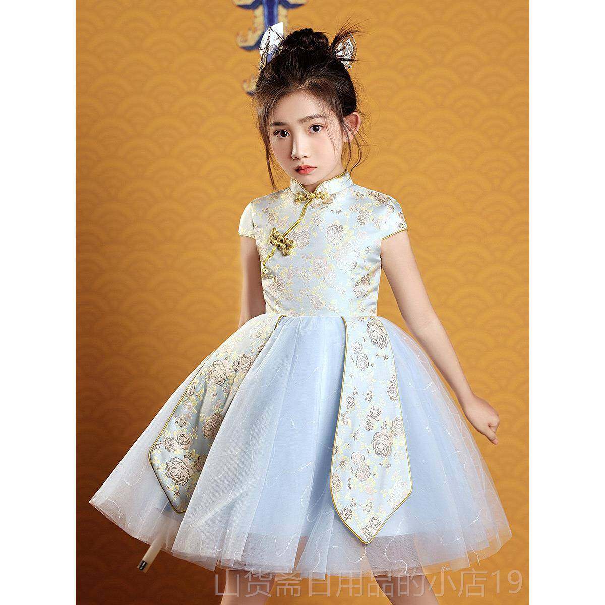 高档儿童唱团合表演服装小学生中式持高档青花瓷礼女生服主裙,童装/婴儿装/亲子装,儿童演出服,淘宝优惠券,粉丝福利购,淘宝优惠卷