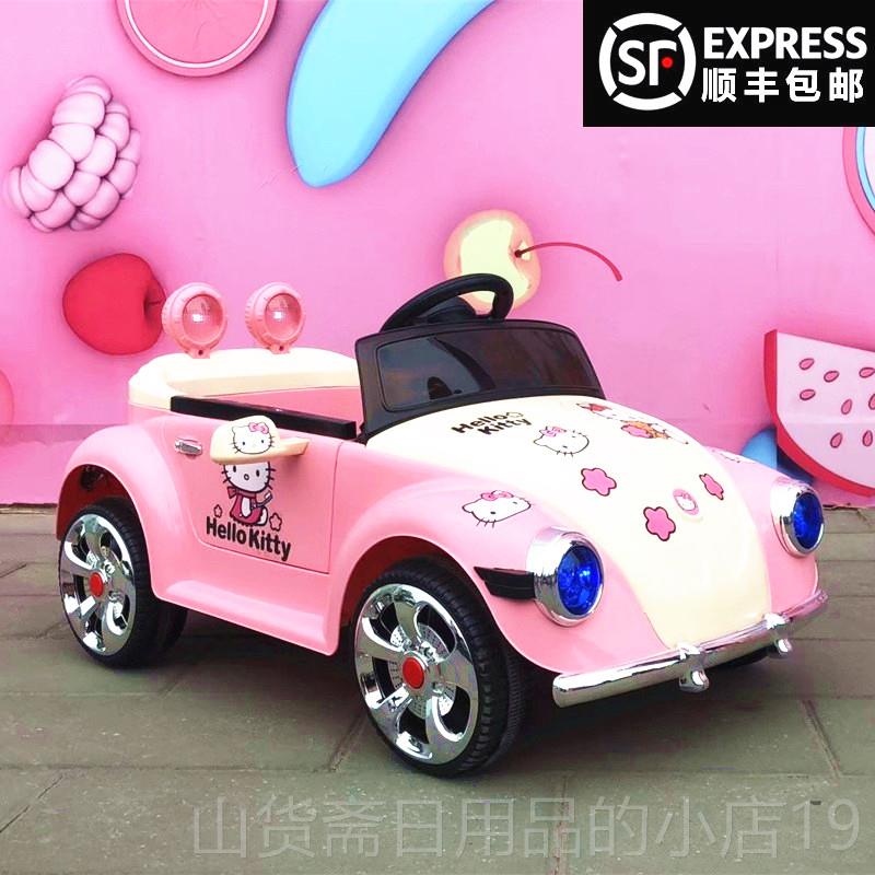 高档超可粉主车爱儿车童遥控电动可坐公人四轮玩具汽车女童车生日