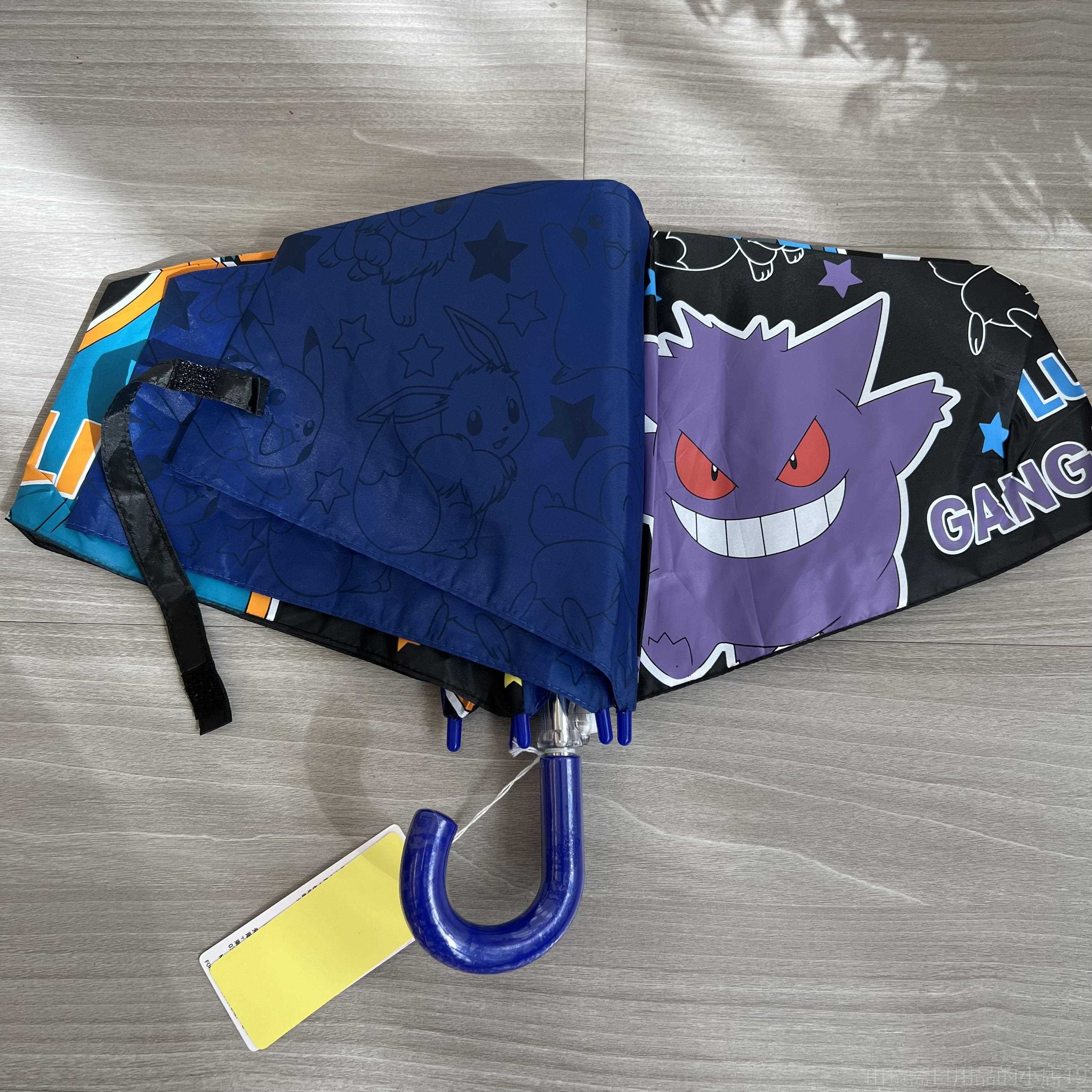 高档宝Lu名cario x Ganar耿鬼联卡通周边可梦皮卡g丘雨伞