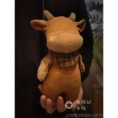 高档布缘记柿染土布牛憨牛憨轰轰牛年吉祥物新年礼本命物生肖年牛