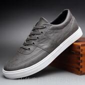 潮鞋 休滑闲软 透气男士 高档低帮板鞋 鞋 新款 英伦皮鞋 子 20男25夏季