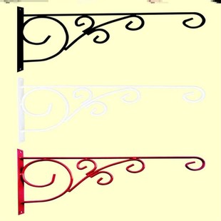 电线杆墙上不锈钢侧面灯笼挂钩支架室外固定架子吊架挂饰专用