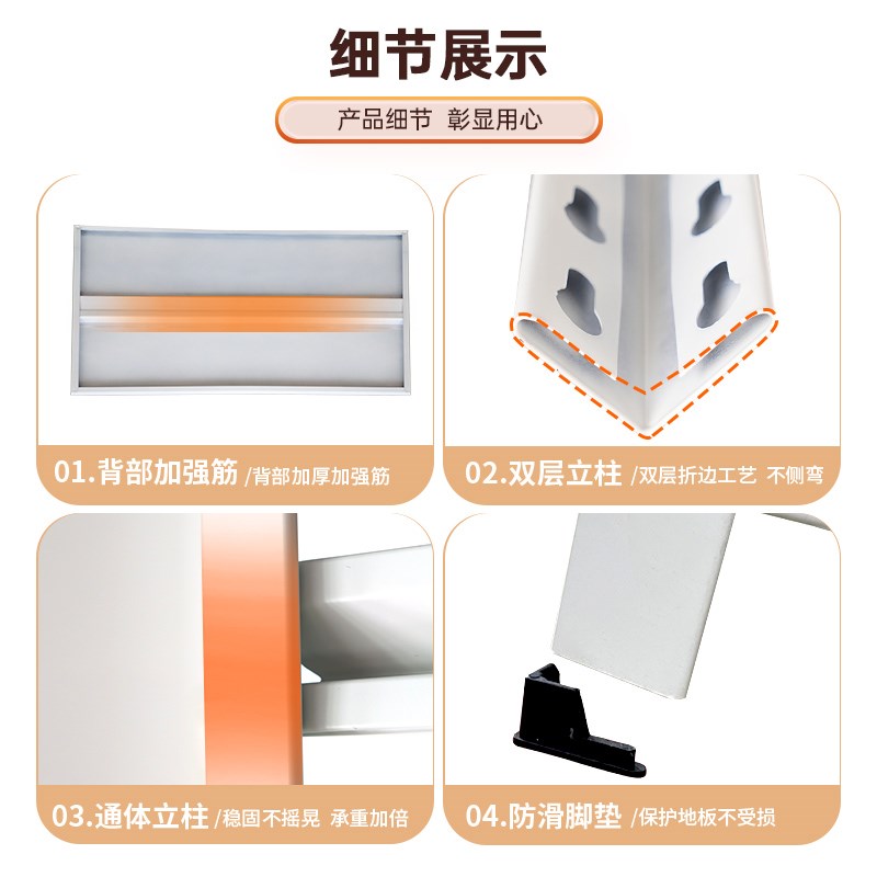 福凯祥货架衣柜开放式衣帽柜角钢衣架租房小户型碳钢diy衣橱