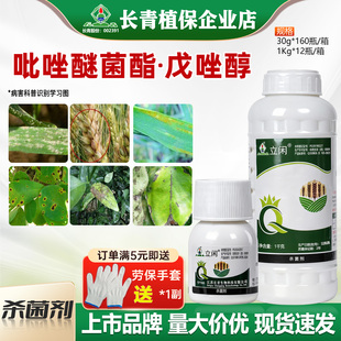 长青立闲40%吡唑醚菌酯戊唑醇 小麦白粉病赤霉病炭疽病杀菌剂农药