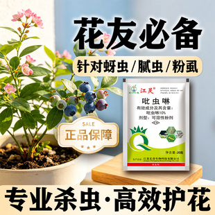 10%吡虫啉 蚜虫油汗蜜腻虫粉飞虱蠓虫小麦水稻长青江灵杀虫剂农药