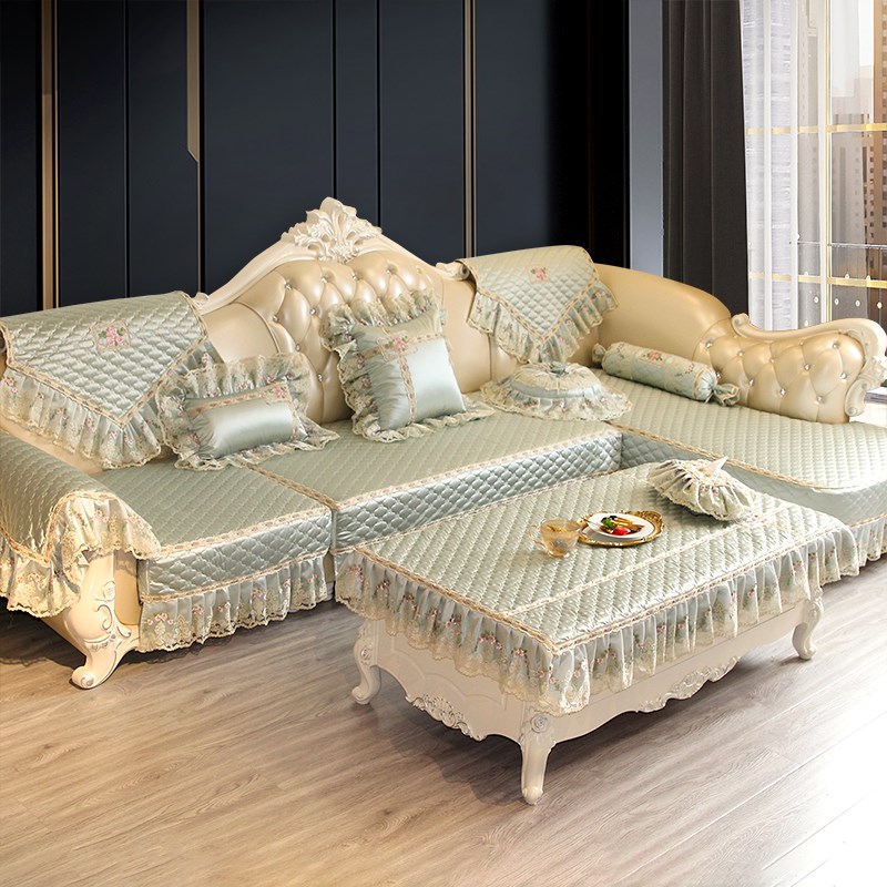 欧式加厚沙发套罩U型L型沙发垫盖巾全包四季通用防滑坐垫套可定做