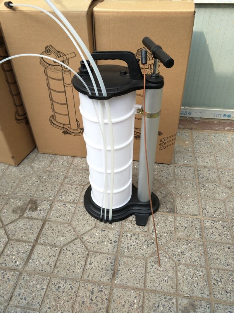 9升汽车手动抽油机发动机抽油泵 机油换油工具 抽吸油器 铜管