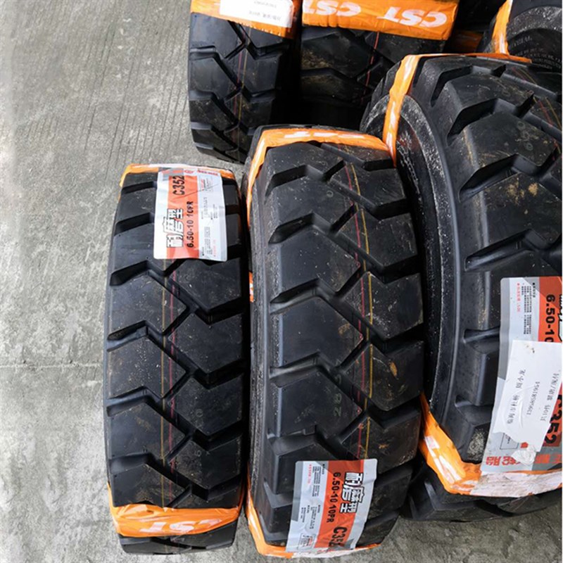 CST正新28x9-15-1pr叉车充气轮胎经典C2加强型C102耐磨8.15-15