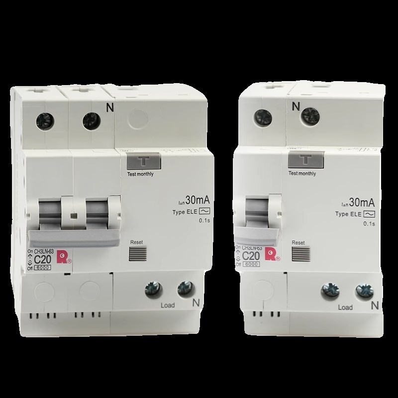 常熟开关厂漏电小型断路器D型CLN-3/2P C32/1空气开关1P+N