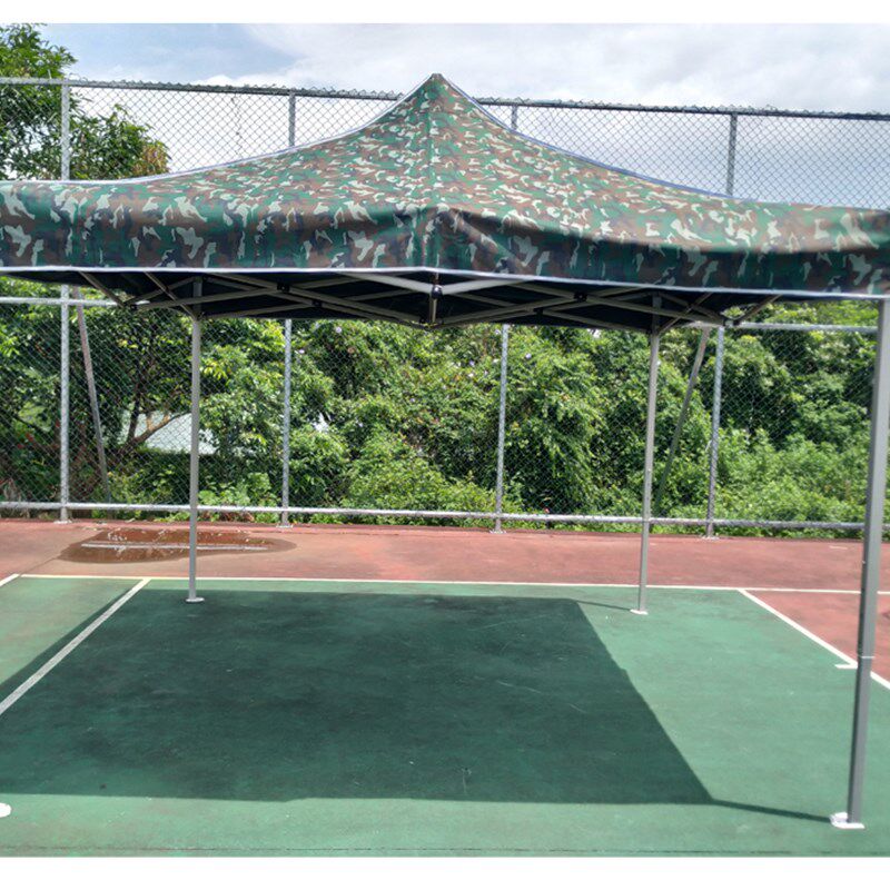 加粗迷彩折叠广告帐篷印字四脚雨棚伸缩遮阳棚布停车帐篷摆摊大伞