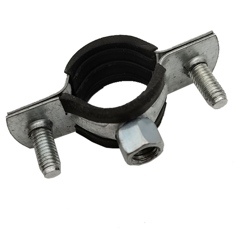 ppr金属管卡1.2mm加厚管夹攻丝卡子水管吊卡镀锌墙卡铁管固定抱箍