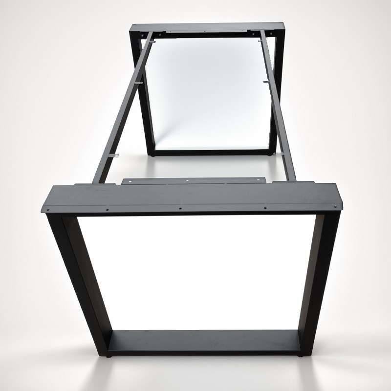 桌腿支架桌脚桌子腿岩板铁架办公会议桌架定制金属底座支撑桌子脚