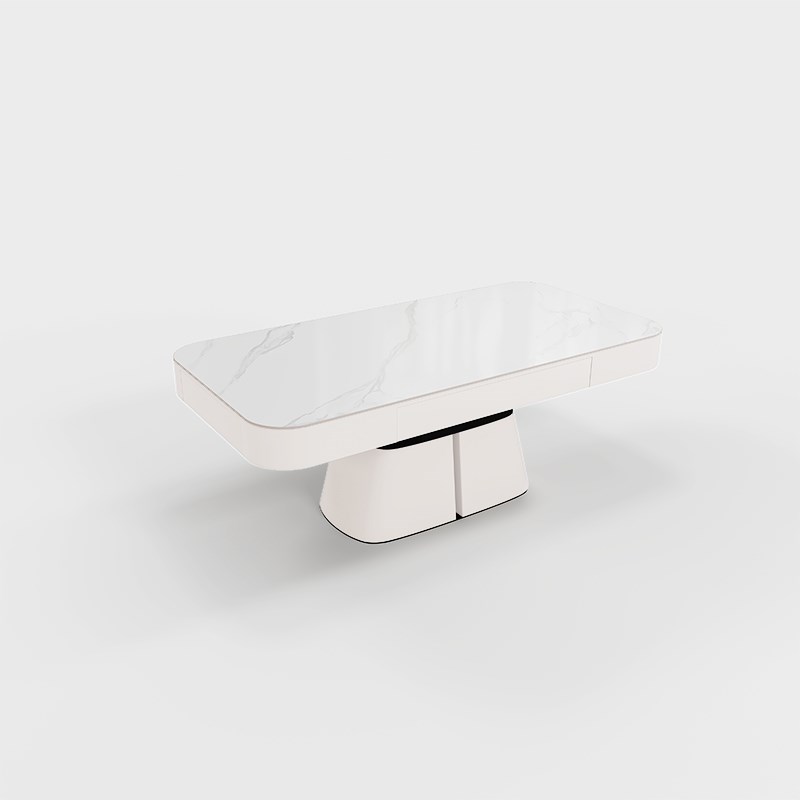 升降茶几餐桌两用小户型岩板电动多功能全自动桌子现代简约可移动