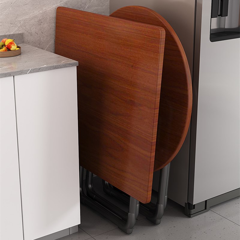 折叠桌子餐桌家用小户型方桌正方形简易吃饭饭桌阳台摆摊便携圆桌