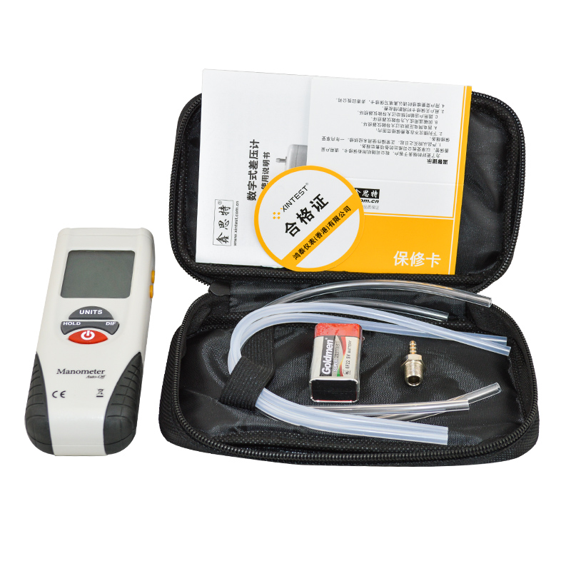 鑫思特HT1895数字差压计1890风压1891正负压差微压空调通风测量表